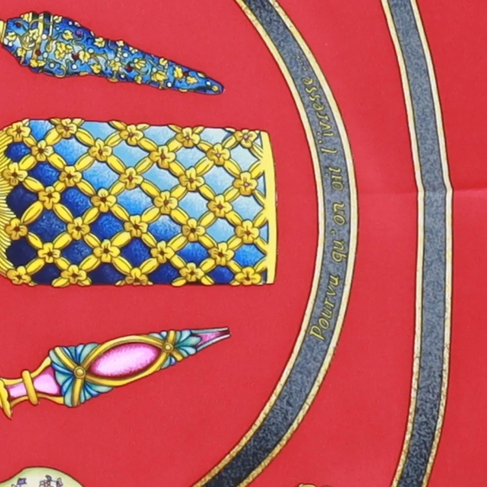 Hermès Pourvu Qu’on Ait l’Ivresse Silk Scarf Hand Rolled Edges 35”x35” Luxury - Picture 5 of 8